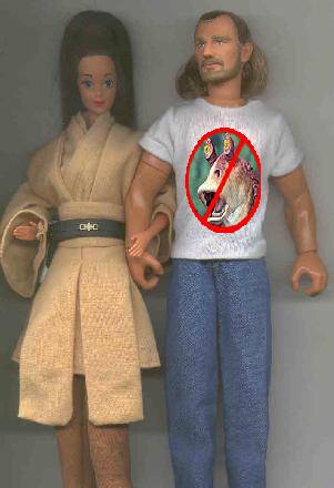 Unlikely Universe News: Jedi Master Tara-Lin, shown here with unnamed 'friend'...